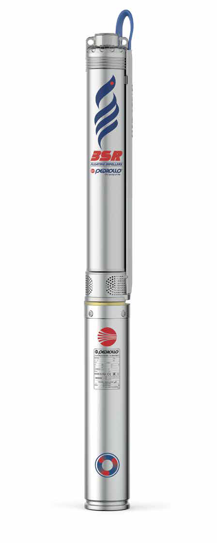 Pedrollo 3SR2 Submersible Borehole Pump & Motor - 400v for Clean Water Applications