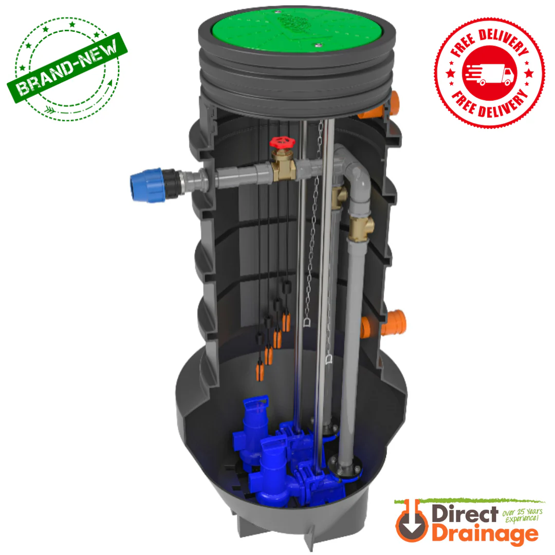 Klargester Hillmaster Malvern PX2 400L Sewage Pump Station