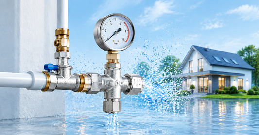 Water pressure system in a house