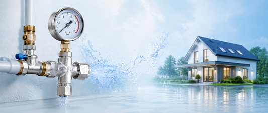 Water pressure system in a house