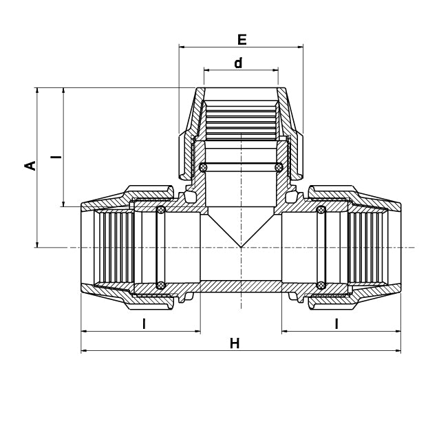 Plasson Tee 7040