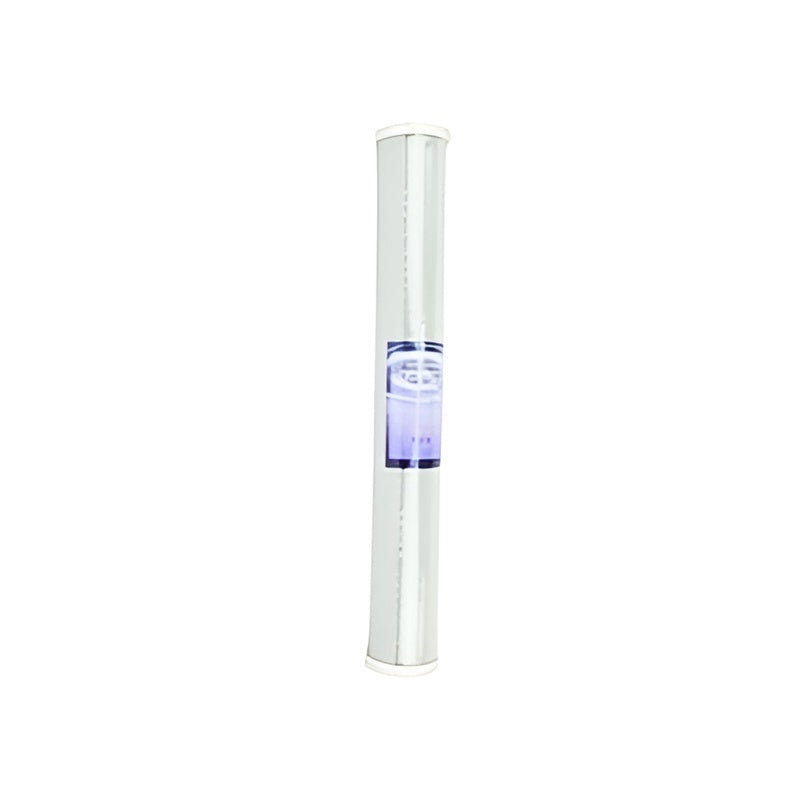 Cylindrical_white_filter_with_a_blue_label_on_a_white_background