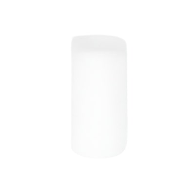 White_cylindrical_filter_on_a_white_background