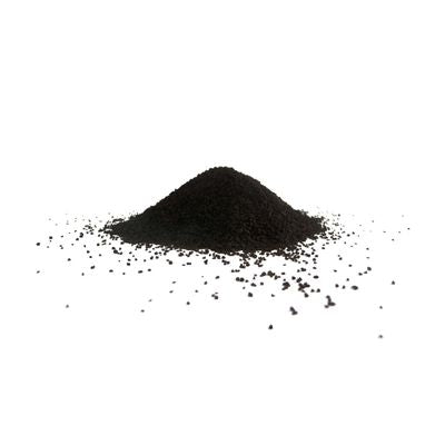 Pile_of_black_aqua_mandix_Iron_removal_and_neutralisation_media_on_a_white_background