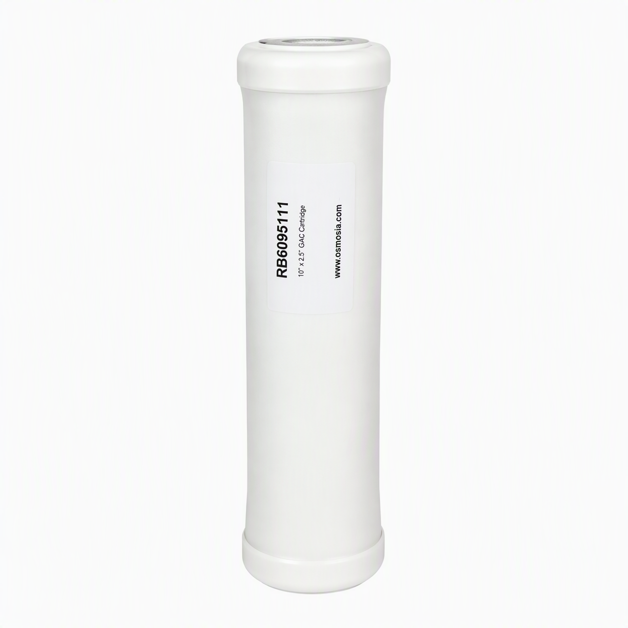 Atlas 10 inch 25 Micron Carbon Filled Element with white background