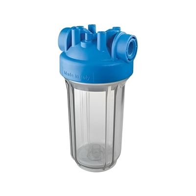 10_inch_Big_blue_clear_Filter_housing_with_blue top_on_a_white_background