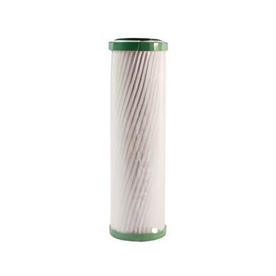 Cylindrical_white_filter_with_green_top_and_bottom_on_a_white_background