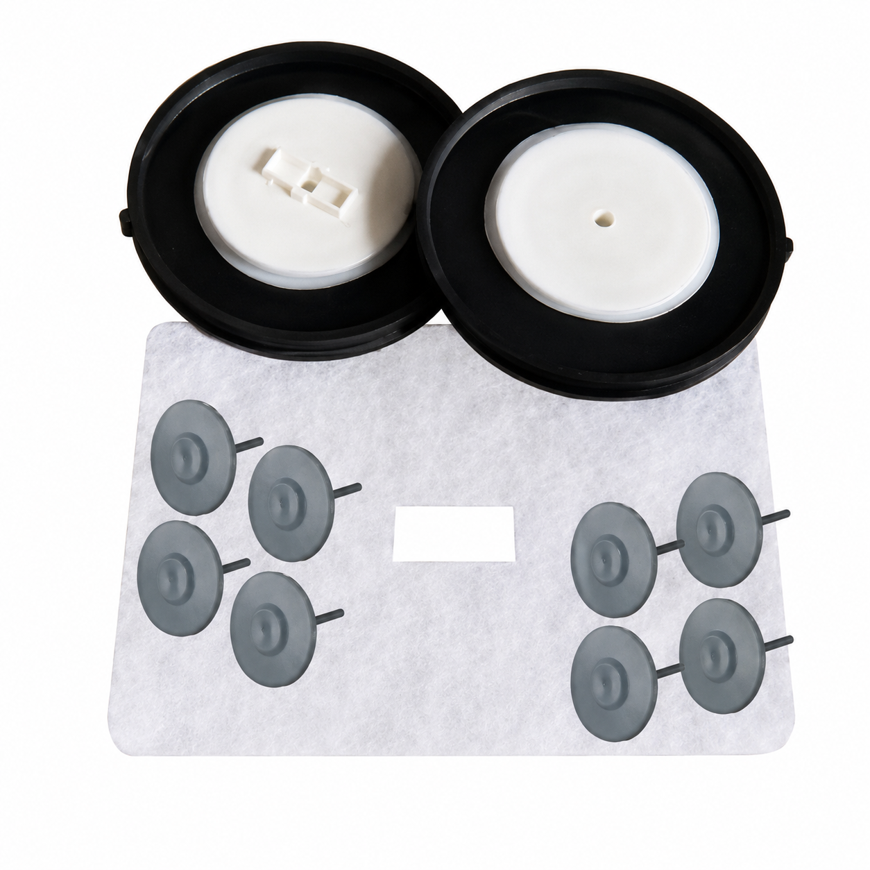 Charles Austen ET400/ET500 replacement service kit with diaphragms, valves, and filter