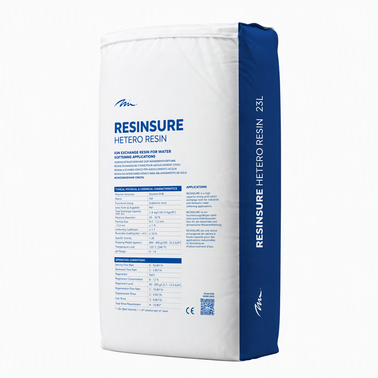 25L Water Softening Resin Bags
