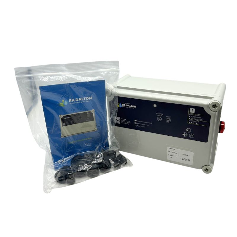 RA Dalton EcoMax Water System Controller 240V IP65 for monitoring and controlling pumps, pressure systems, booster sets, and water treatment equipment.