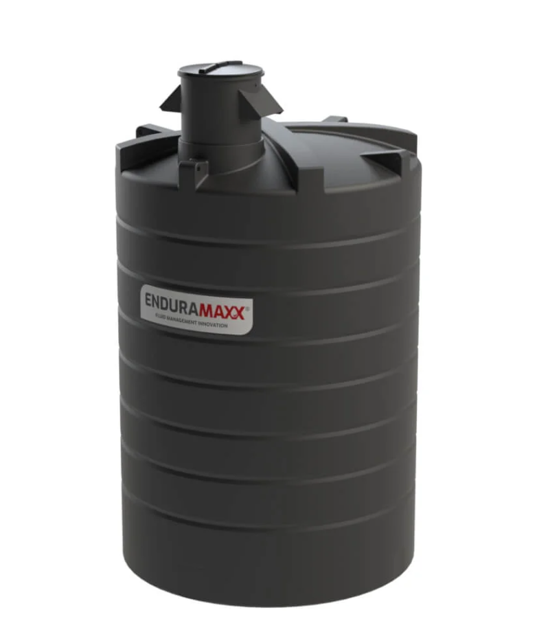 Enduramaxx 15,000 Litre Vertical Tank with Turret with AB air gap weir for up to 50mm inlet