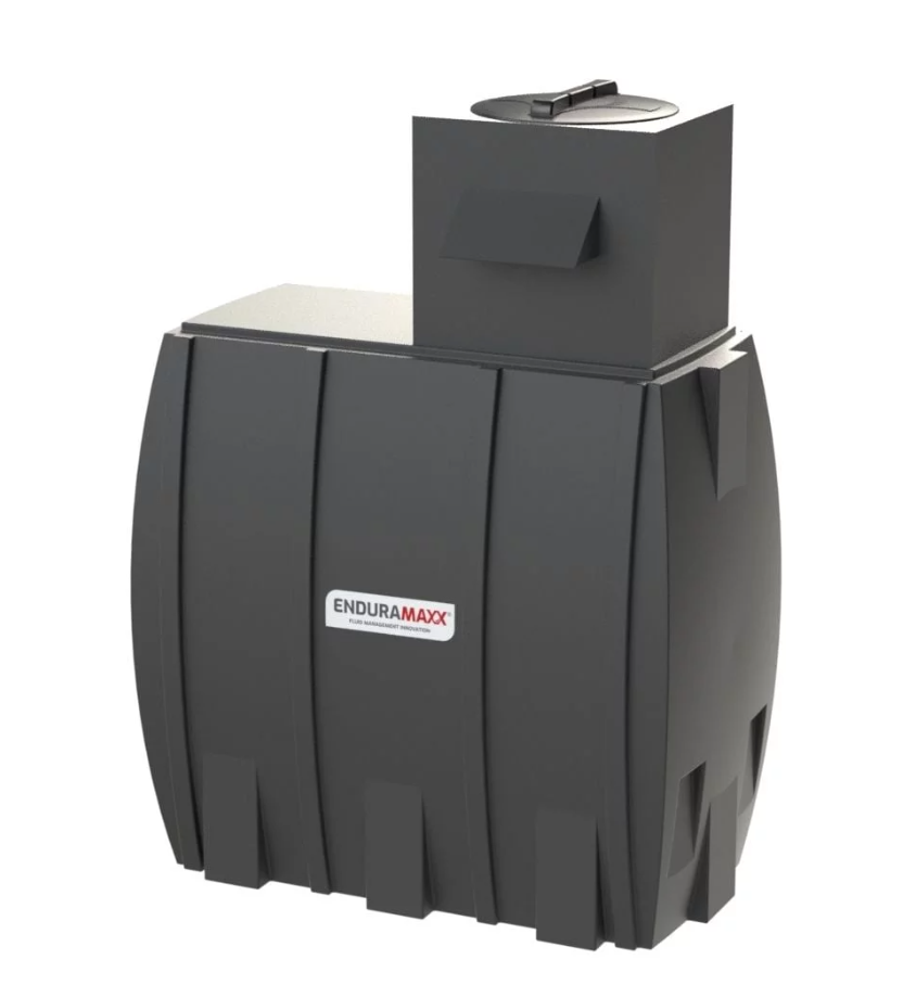 Enduramaxx 1,000 litre Slimline tank with Turret with AB air gap weir for up to 25mm inlet