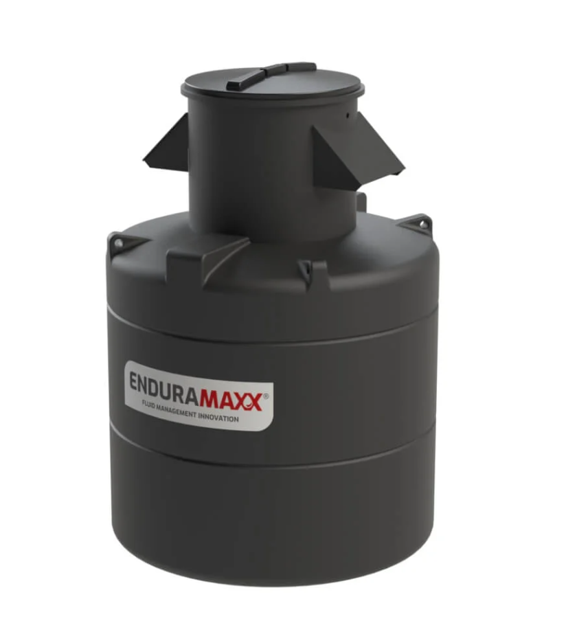 Enduramaxx 1,250 Litre Vertical Tank with Turret with AB air gap weir for up to 50mm inlet