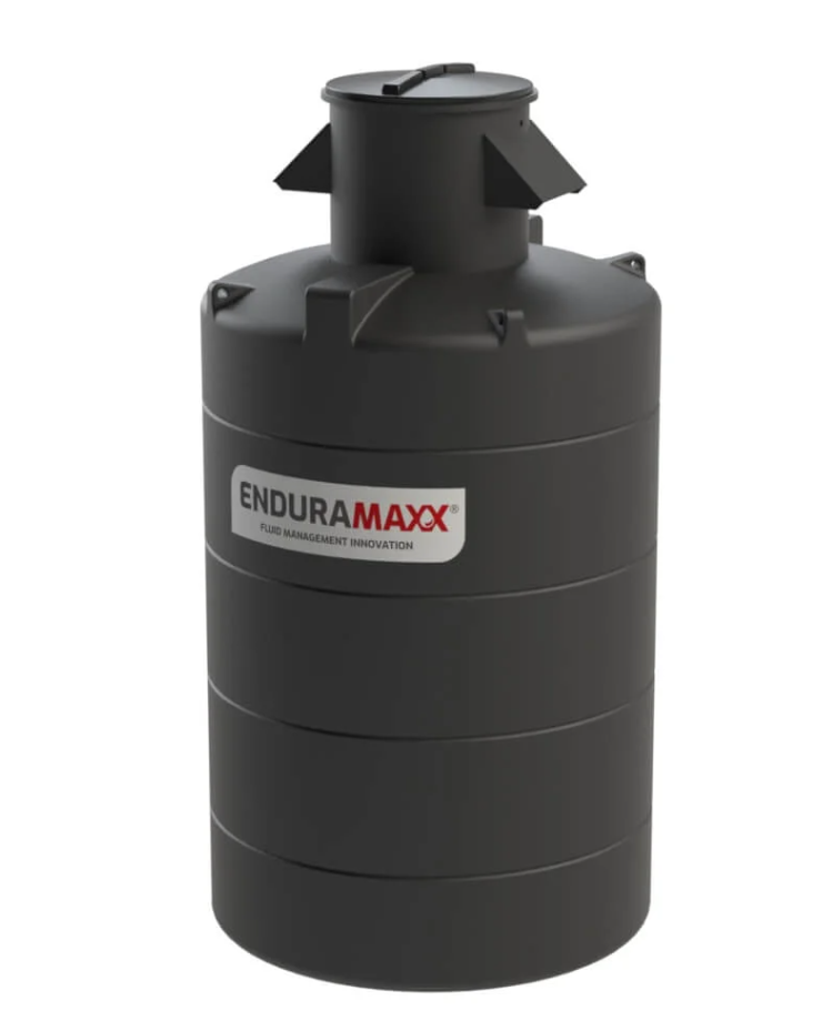 Enduramaxx 3,000 Litre Vertical Tank with Turret with AB air gap weir for up to 50mm inlet