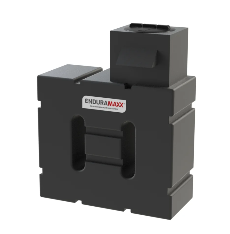 Enduramaxx 800 Litre Horizontal Baffled Break Tank with Turret with AB air gap weir for up to 25mm inlet