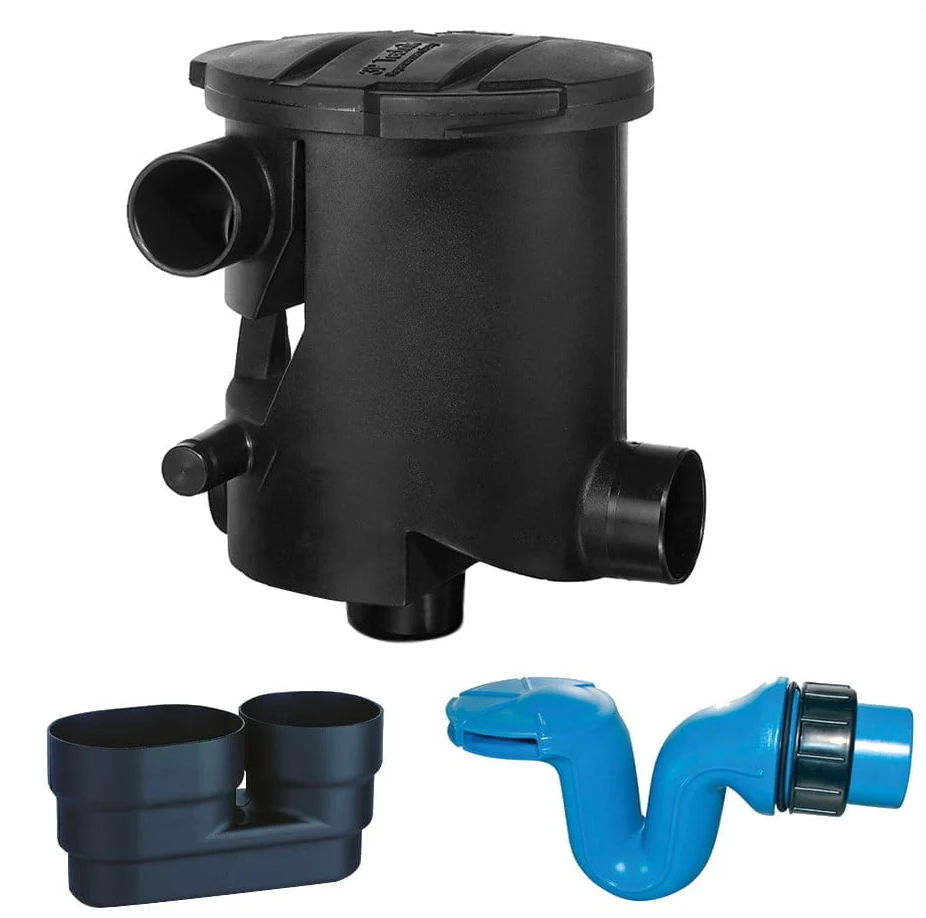 Enduramaxx Rainwater Harvesting Tank Kit B – 450m2 filter, calmed inlet and siphon overflow