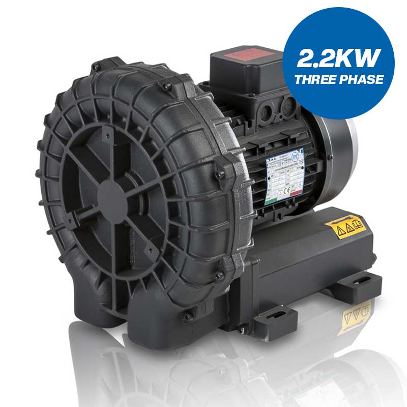 FPZ R40-MD 2.2kW three phase side channel blower for aeration and vacuum applications
