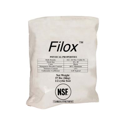 White_bag_of_filox_r_Iron_removal_and_neutralisation_media_on_a_white_background