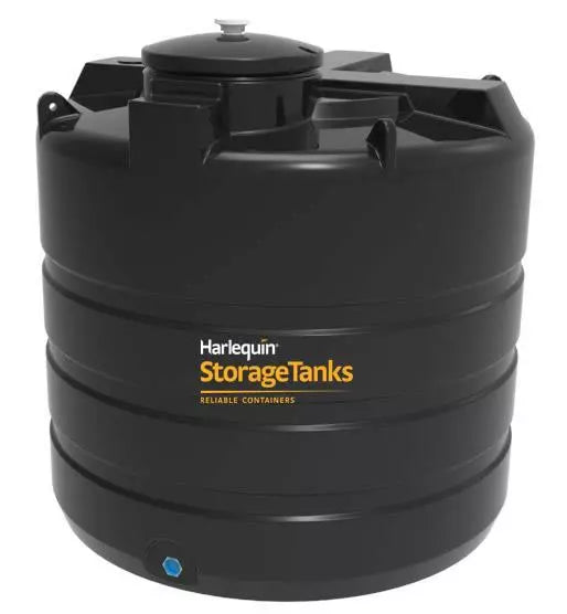 Harlequin 3800-litre vertical aboveground water storage tank