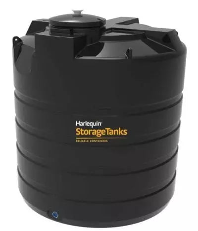 Harlequin 5700-litre vertical aboveground water storage tank