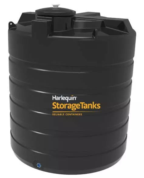 Harlequin 7500-litre vertical aboveground water storage tank