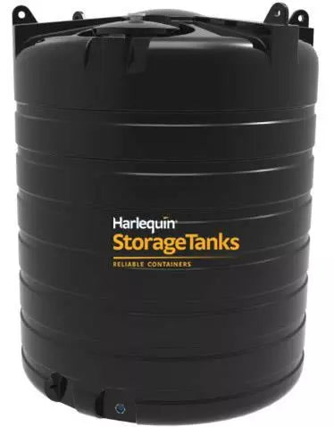Harlequin  9250-litre vertical aboveground water storage tank