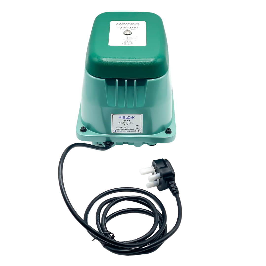 Hiblow HP60 Linear Air Pump with Cable Alarm