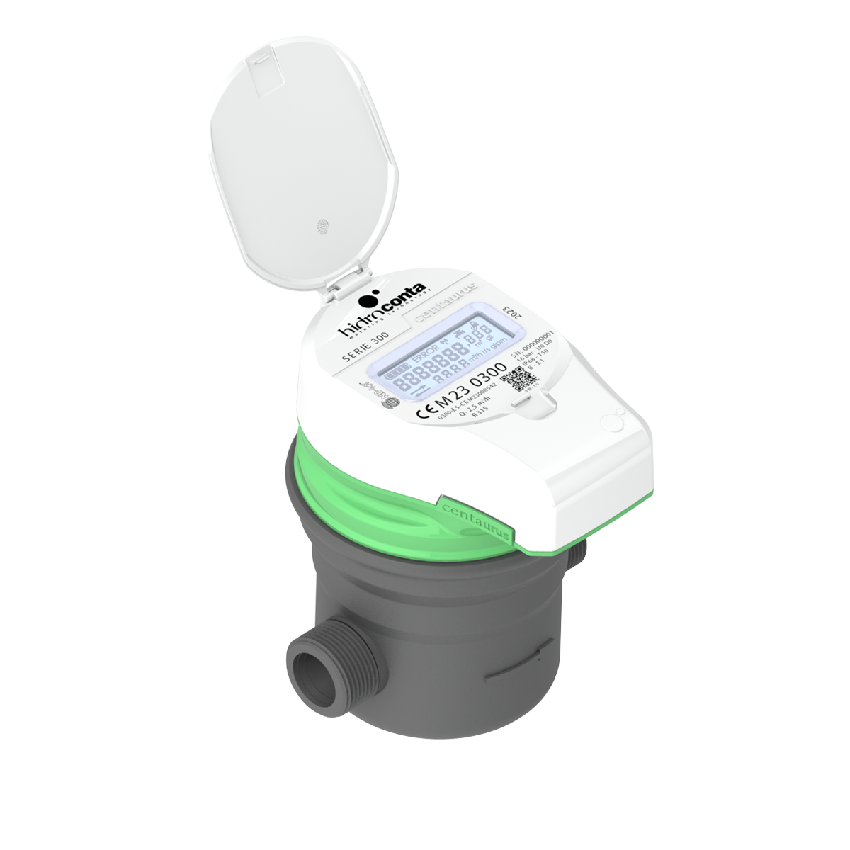 Hidroconta Centaurus Series 300 smart water meter with remote data communication