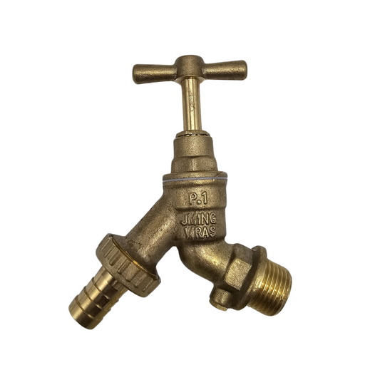 1/2" Brass Double Check Bib Tap