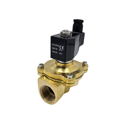 ZS Brass Solenoid Valve NBR Normally Closed 230v