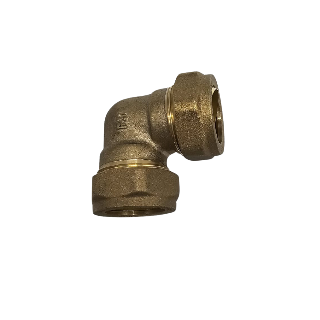 Brass Compression Elbow