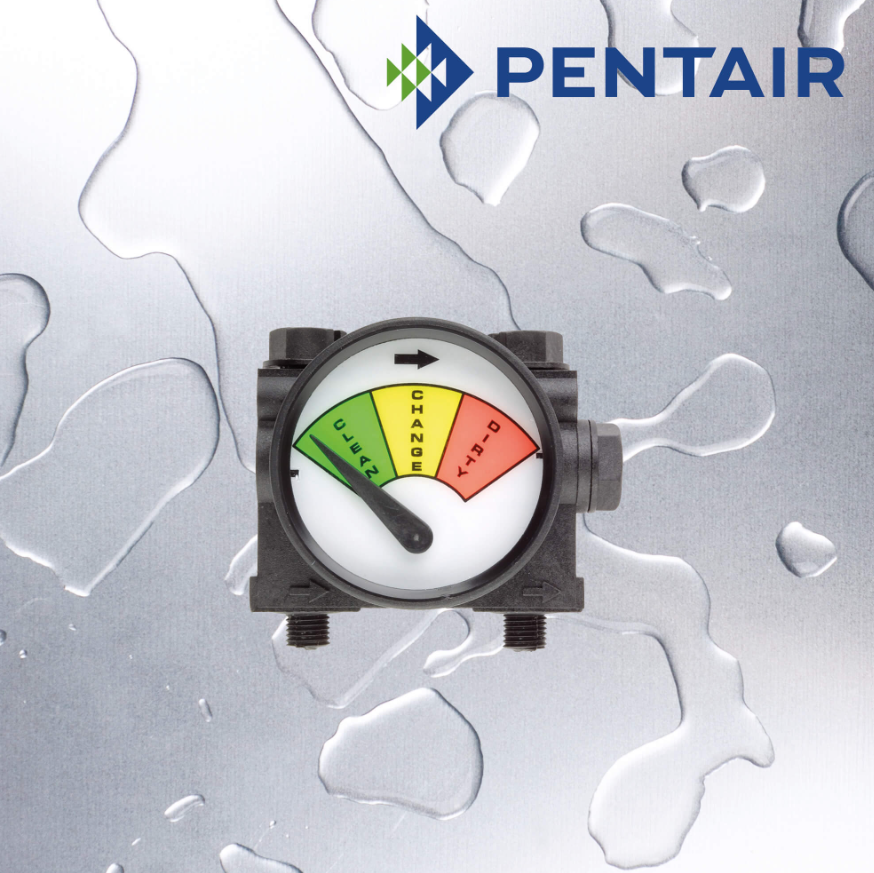 PENTAIR 3 Colour Needle Gauge for 3G Housing