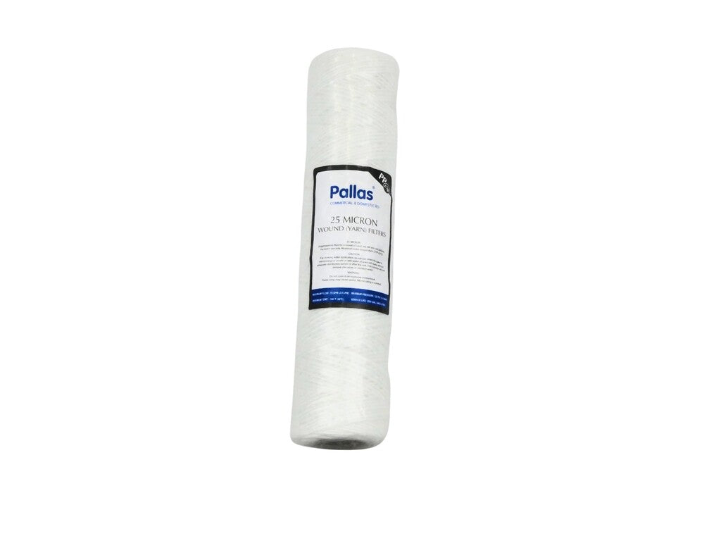 Pallas 10" Wound Sediment Filter Cartridge 25µ (ACS)