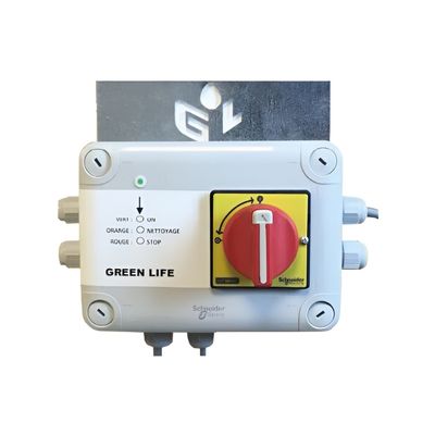 White_Pallas_Green_Life_Magnetic_Filter_Fouling_Box_with_red_knob_on_a_white_background