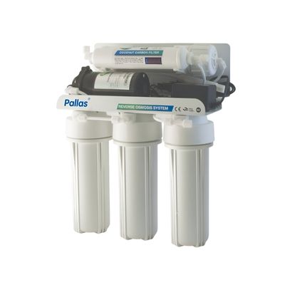 Three_white_cylinder_Pallas_Viva_5_Stage_BP_anti_scale_dosing_system_on_a_white_background