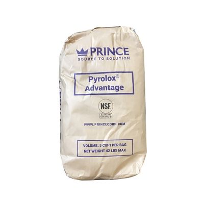 White_bag_of_pyrolox_advantage_Iron_removal_and_neutralisation_media_on_a_white_background