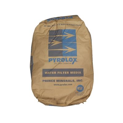 White_bag_of_pyrolox_regular_Iron_removal_and_neutralisation_media_on_a_white_background