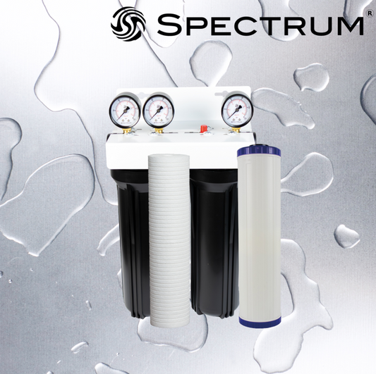 SPECTRUM Economic Water Conditioning Cartridge System, 1" Ports