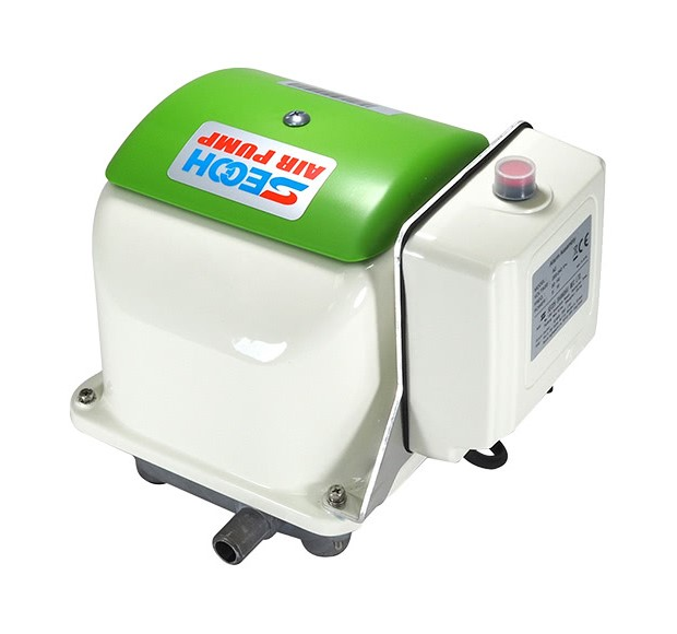 Secoh JDK-120AL Air Pump with Low Pressure Alarm Box