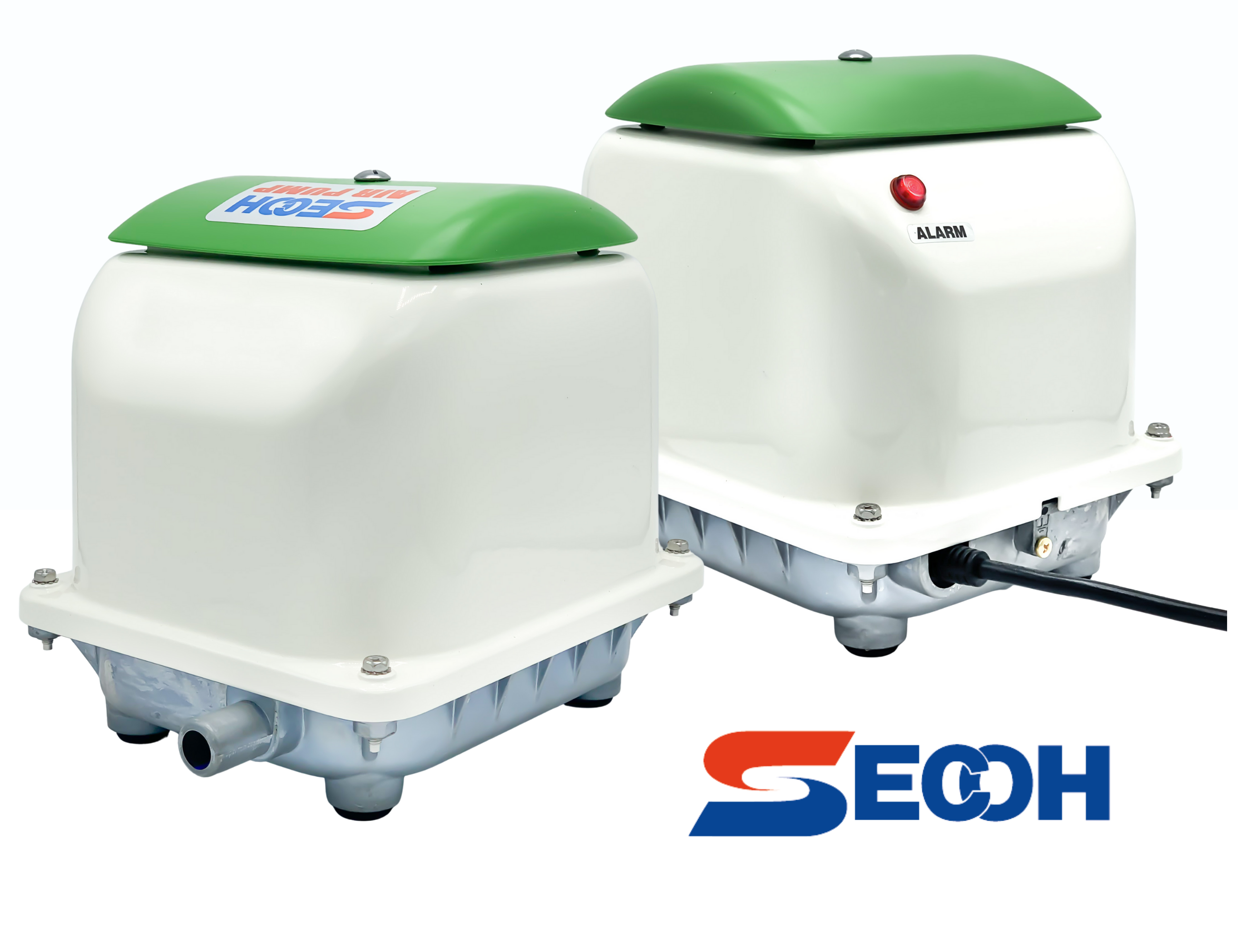 Secoh JDK-S-100 oil-free air pump for aquaculture and aeration systems