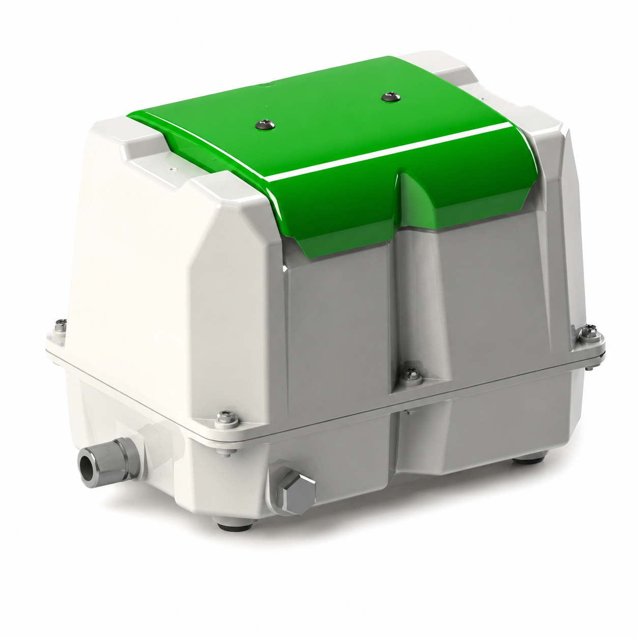 Secoh Twin Series JDK-S-400 oil-free air pump with pressure relief valve