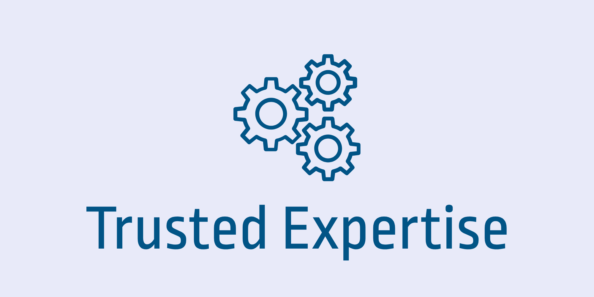 Engineering gears symbolic of our specialist knowledge in the clean water industry