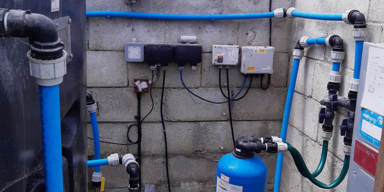 Waterwise pipe fittings joined together to provide clean water system in a sheltered supply area