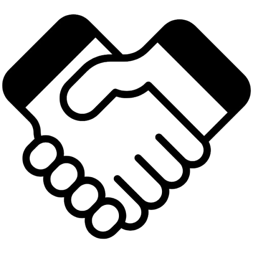 Shaking hands to reflect our strong rapport with our waterwise customers