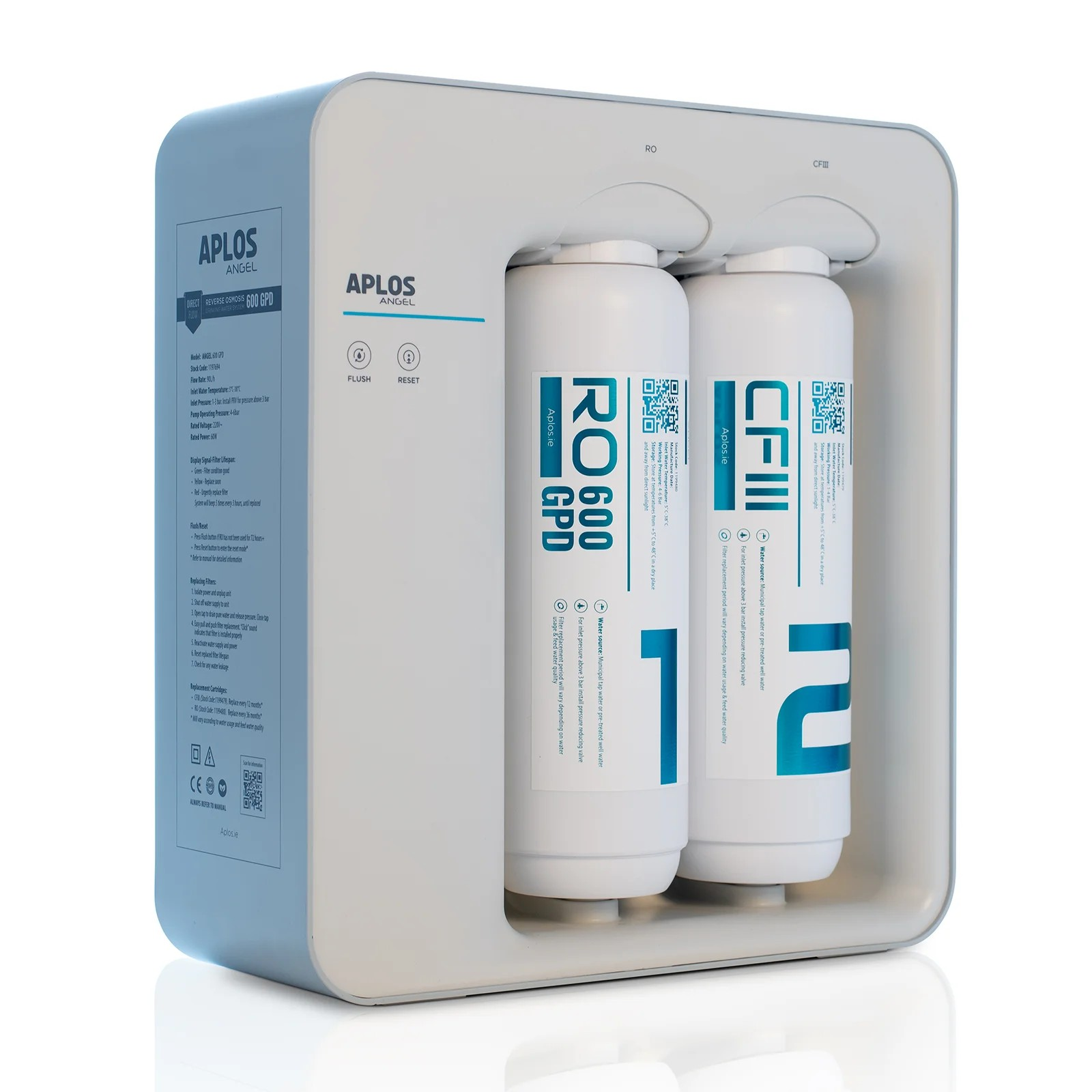 APLOS Angel - Direct Flow Reverse Osmosis - Drinking Water System - 600GPD