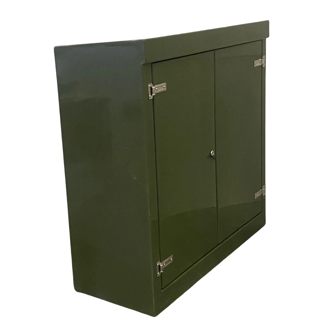 GRP Electrical Control Panel Kiosk K3 Green (1250H 1215W 500D)