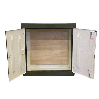 GRP Electrical Control Panel Kiosk K3 Green (1250H 1215W 500D)