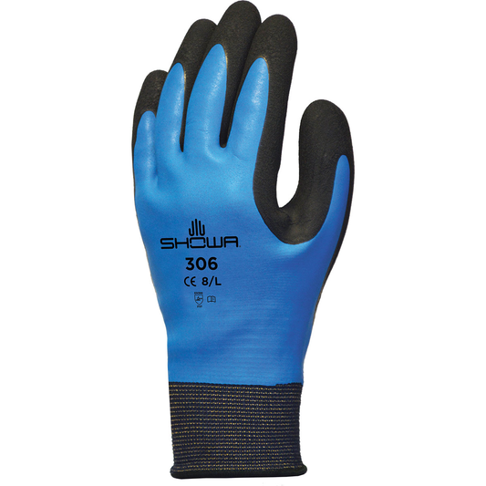 Showa 306 Dual Latex coated Work Gloves - Size 9