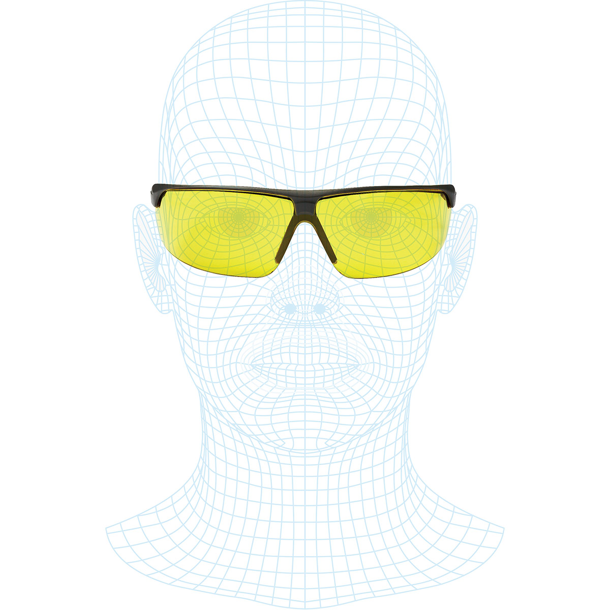 Arco Halo Yellow-Lens Safety Glasses