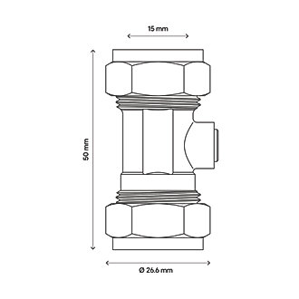 Chrome Ballofix Isolating Valve